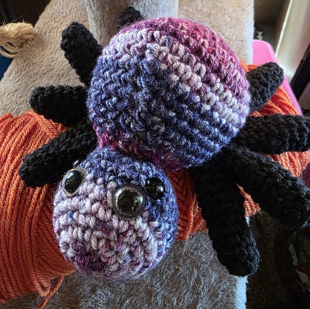 Customizable Crochet Spider Amigurumi